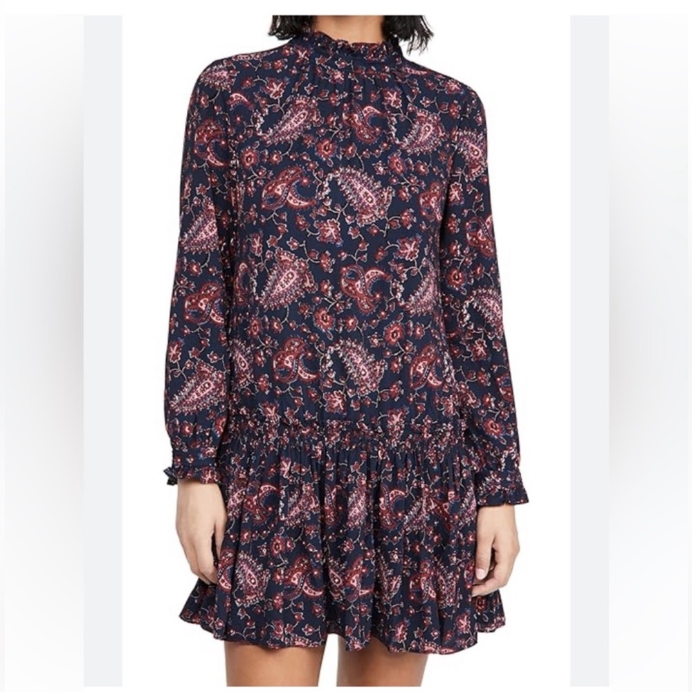 La Vie Rebecca Taylor Madeline Midnight
Navy Floral Dress size medium